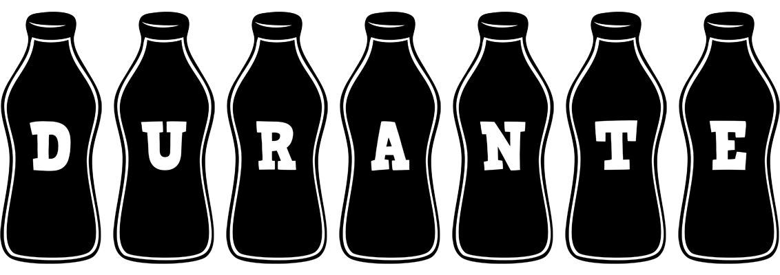 Durante bottle logo