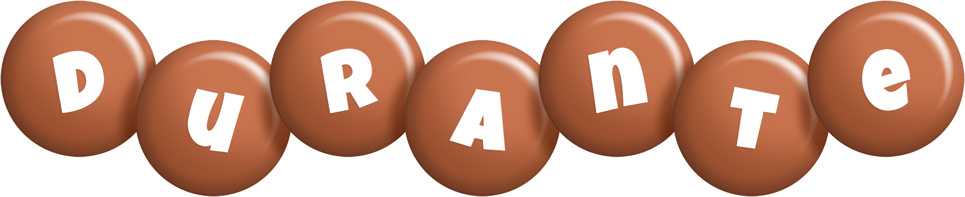 Durante candy-brown logo