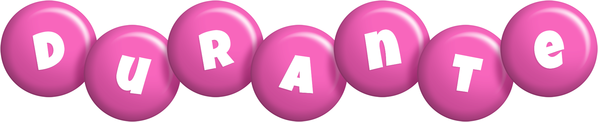 Durante candy-pink logo