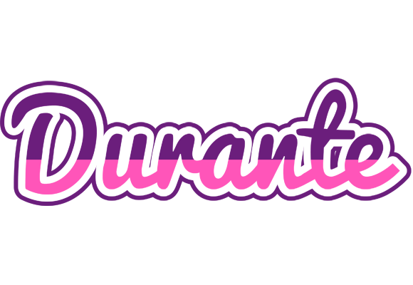 Durante cheerful logo