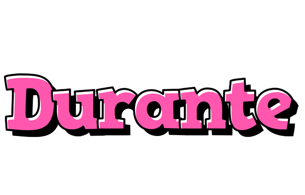 Durante girlish logo