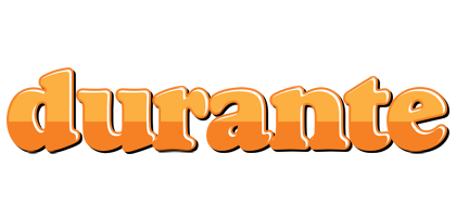 Durante orange logo