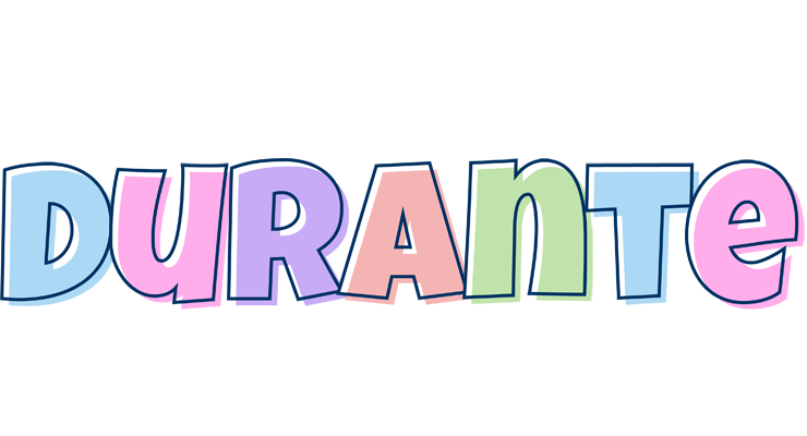 Durante pastel logo