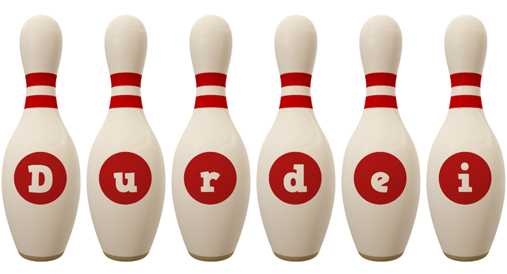 Durdei bowling-pin logo