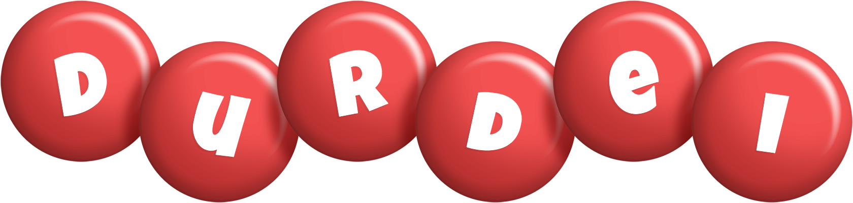 Durdei candy-red logo