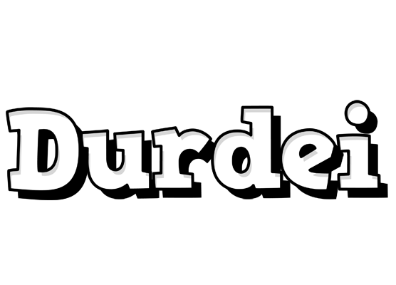 Durdei snowing logo