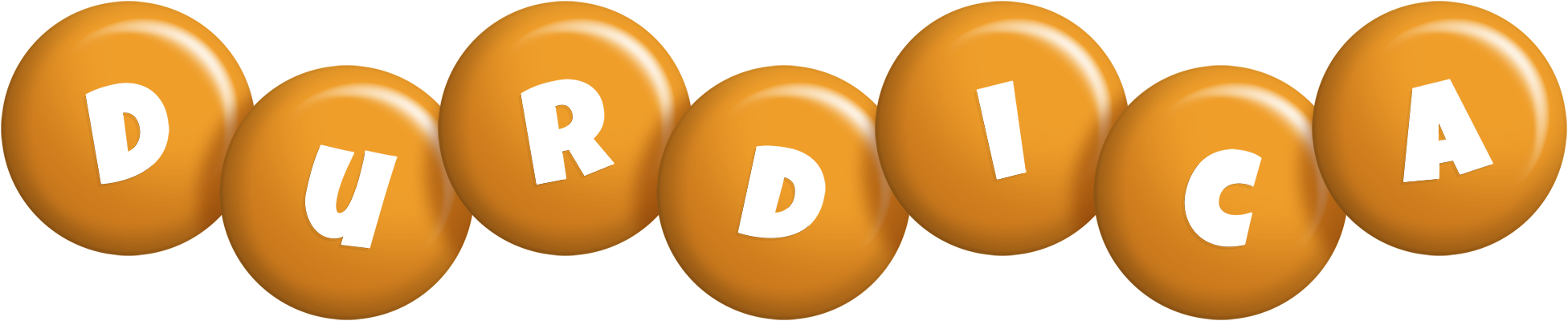 Durdica candy-orange logo