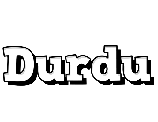 Durdu snowing logo