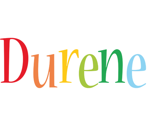 Durene birthday logo