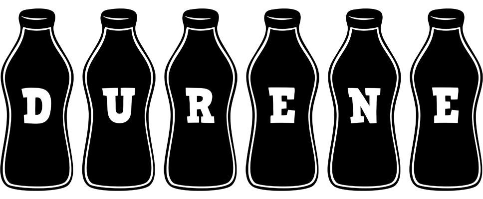 Durene bottle logo