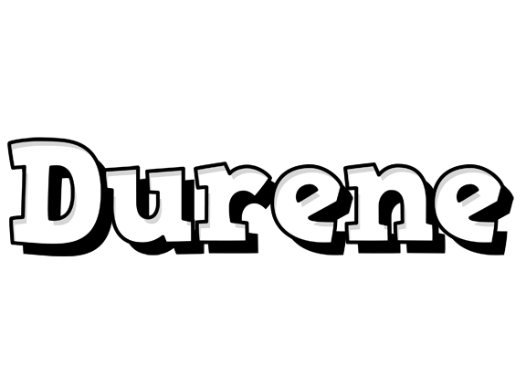 Durene snowing logo