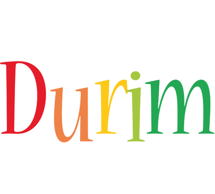 Durim birthday logo