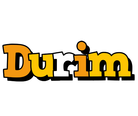 Durim cartoon logo