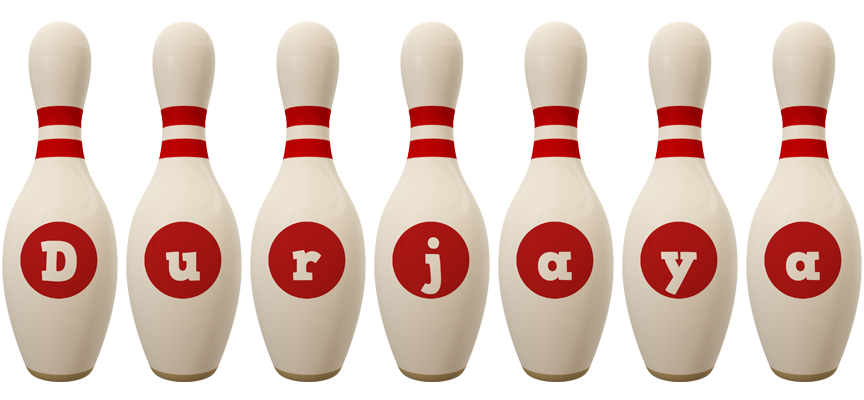 Durjaya bowling-pin logo