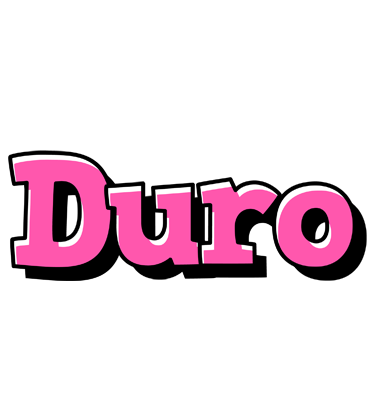 Duro girlish logo