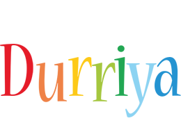 Durriya birthday logo