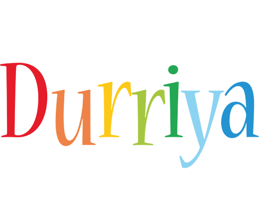 Durriya birthday logo