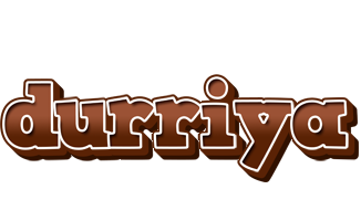 Durriya brownie logo