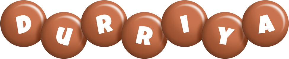 Durriya candy-brown logo