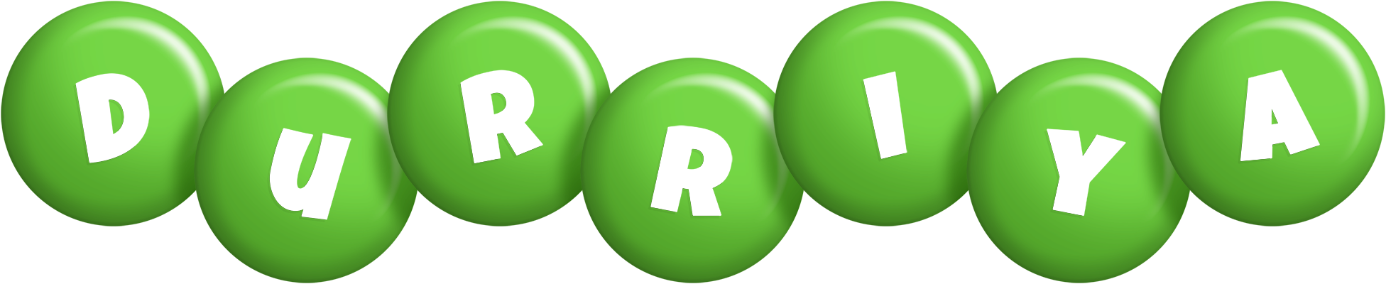 Durriya candy-green logo