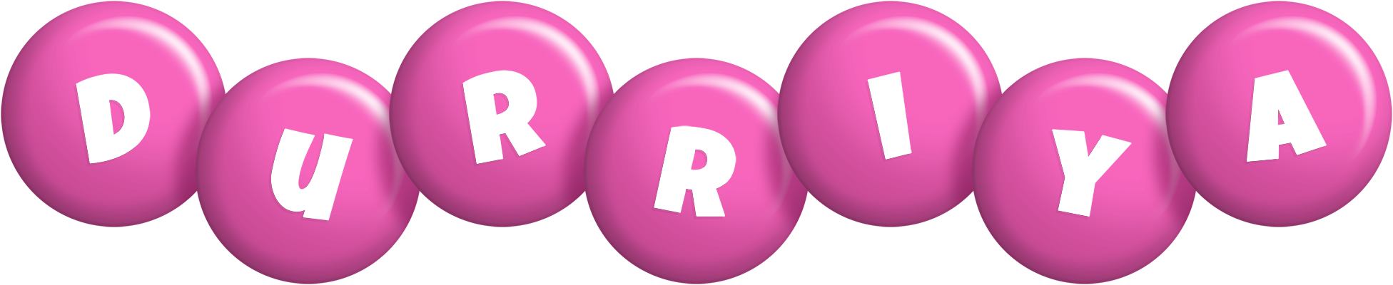 Durriya candy-pink logo
