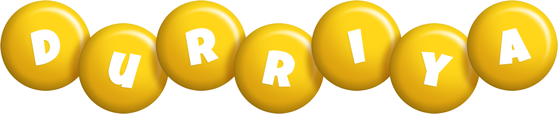 Durriya candy-yellow logo