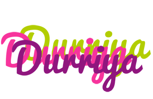 Durriya flowers logo