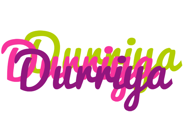 Durriya flowers logo