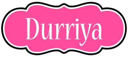 Durriya invitation logo