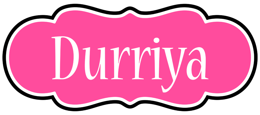 Durriya invitation logo
