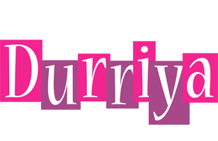 Durriya whine logo