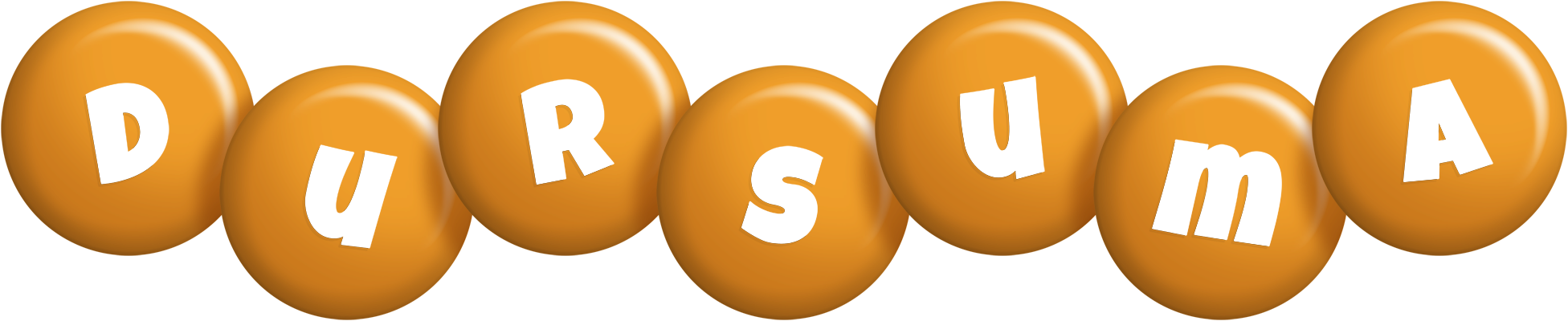 Dursuma candy-orange logo