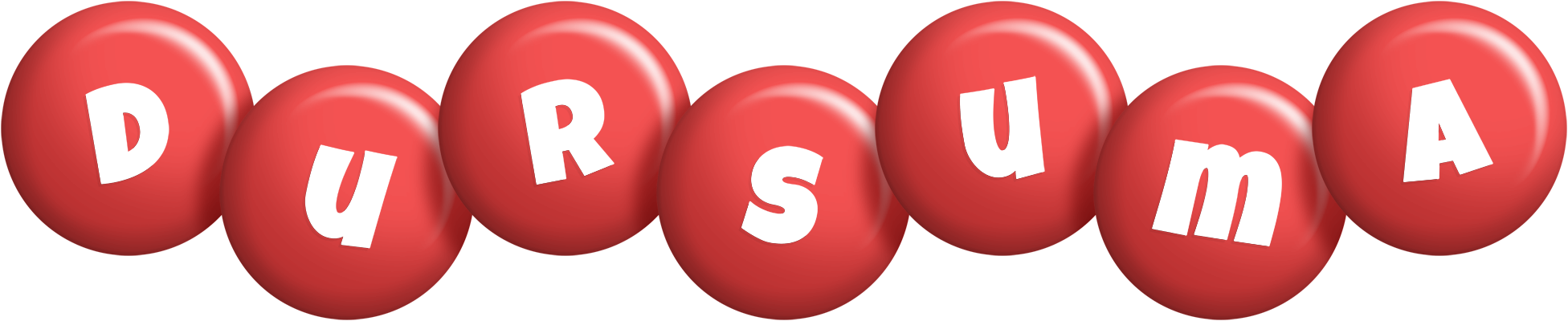 Dursuma candy-red logo