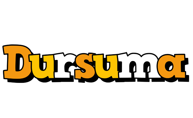 Dursuma cartoon logo