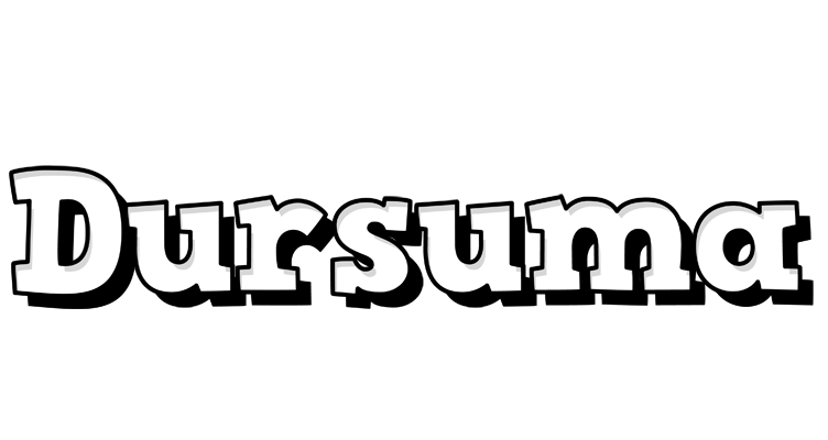 Dursuma snowing logo