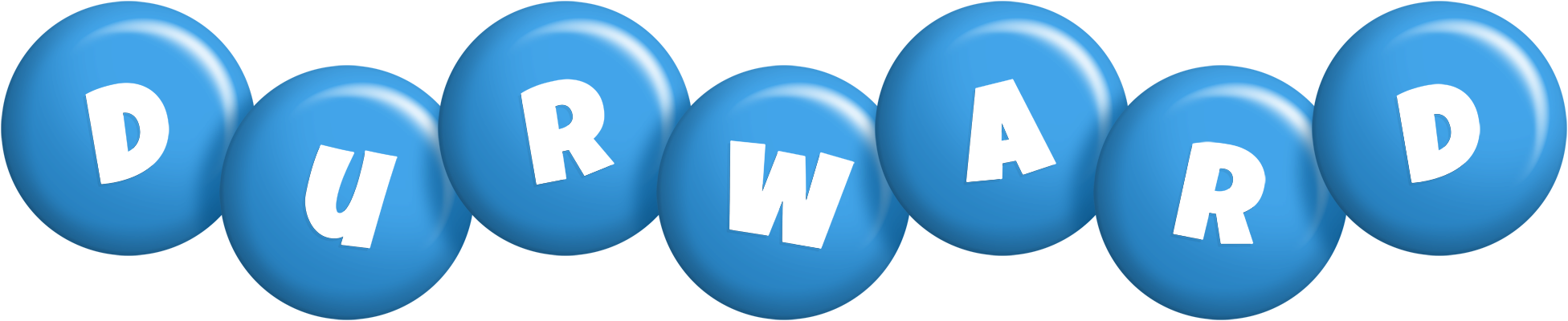Durward candy-blue logo