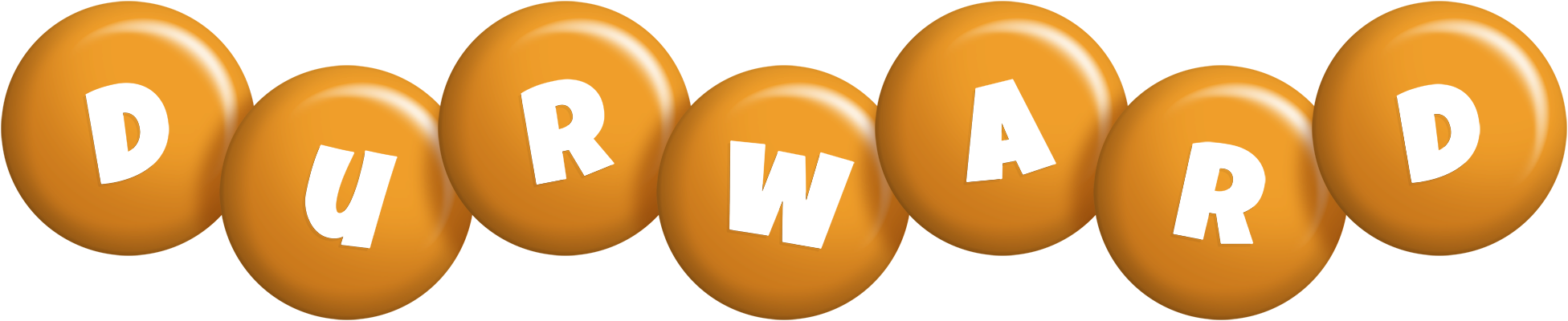 Durward candy-orange logo