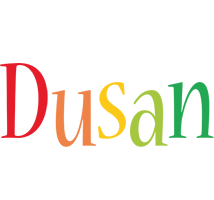 Dusan birthday logo