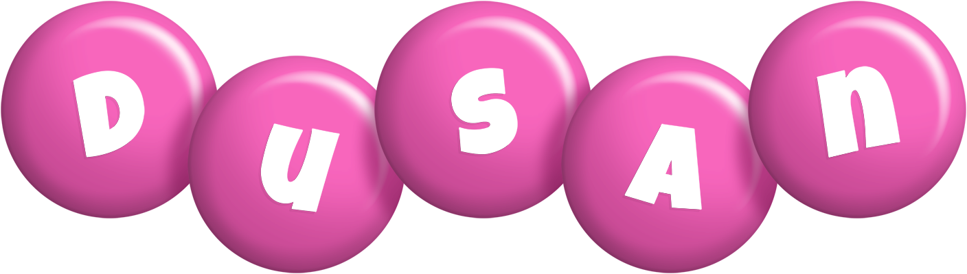 Dusan candy-pink logo