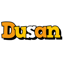 Dusan cartoon logo