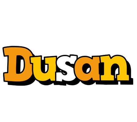 Dusan cartoon logo