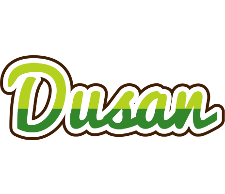 Dusan golfing logo