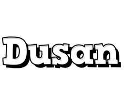 Dusan snowing logo