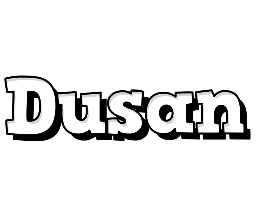 Dusan snowing logo