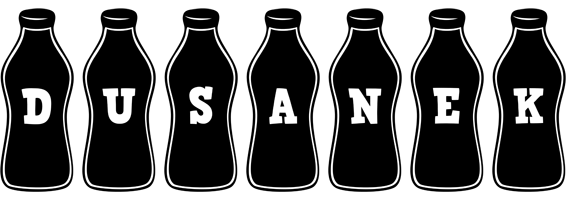 Dusanek bottle logo