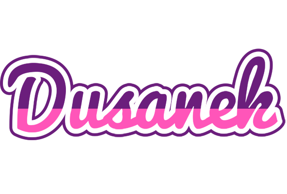 Dusanek cheerful logo