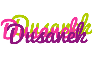 Dusanek flowers logo