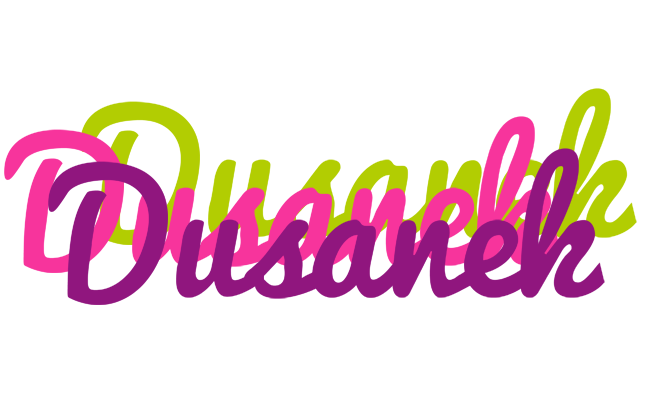 Dusanek flowers logo