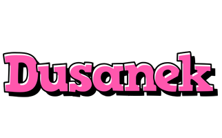 Dusanek girlish logo