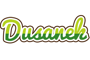 Dusanek golfing logo